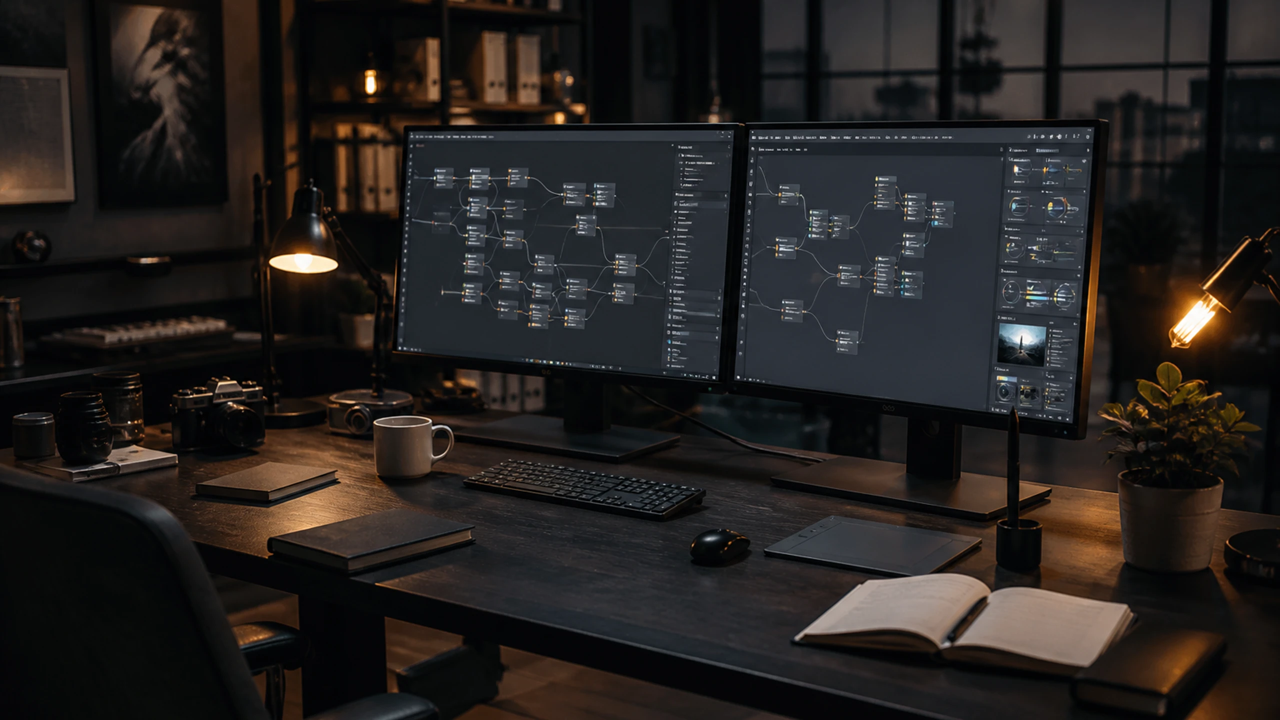 Lighting, texture, and visual style